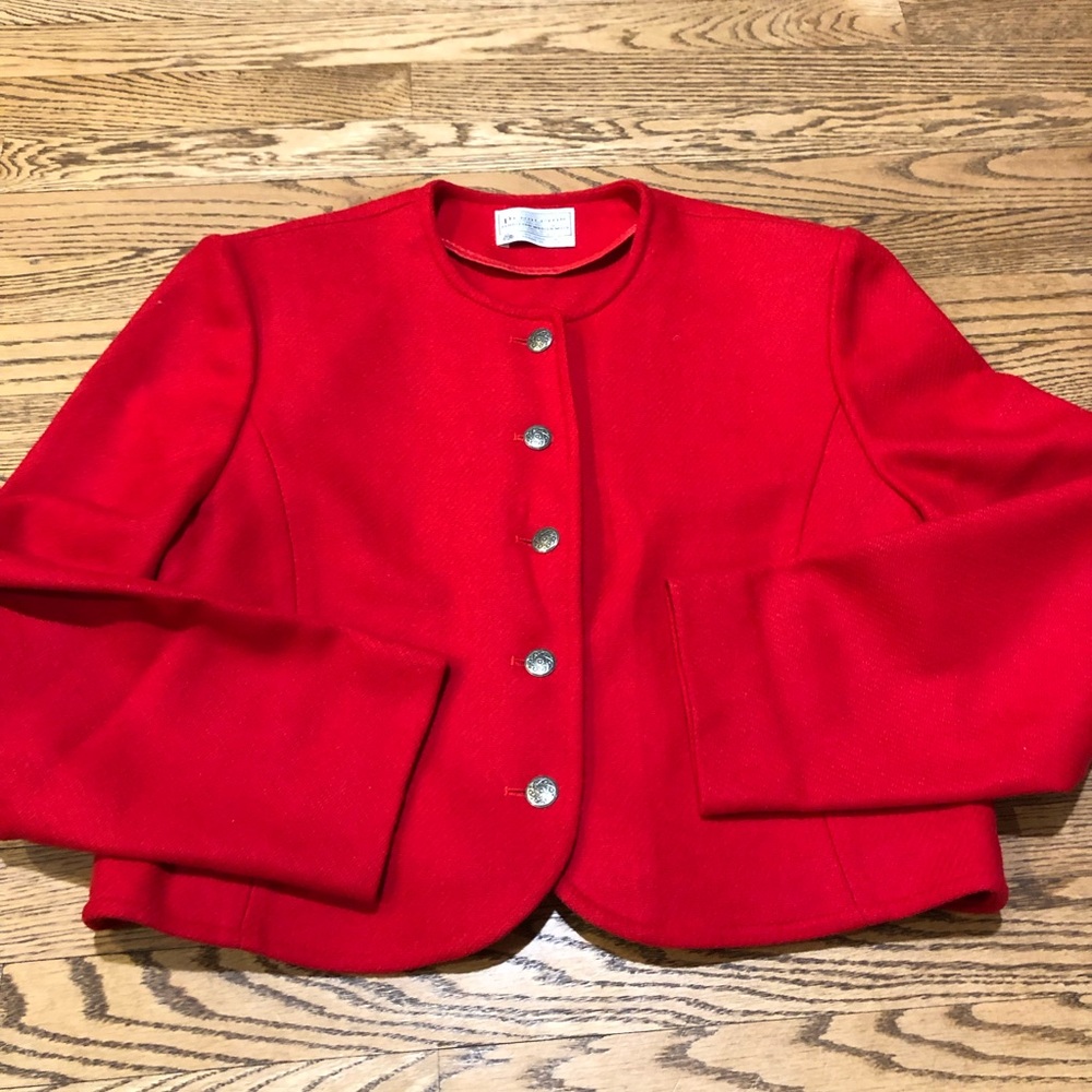 Pendleton Blazer Vintage Wool Red